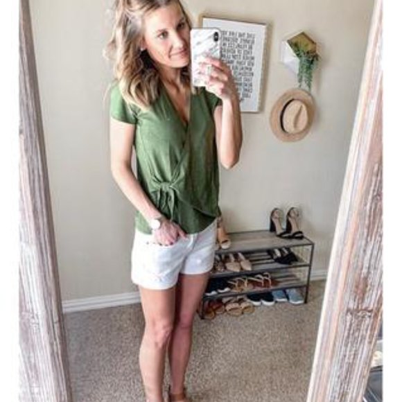 J.Crew Wrap-Tie Tee - Picture 6 of 7